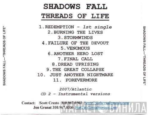 Shadows Fall  - Threads Of Life