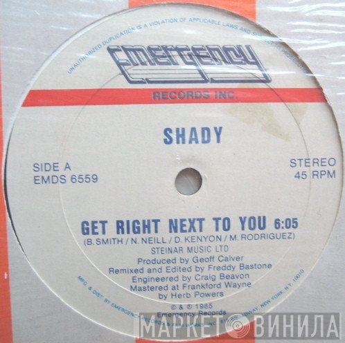 Shady Owens - Get Right Next To You