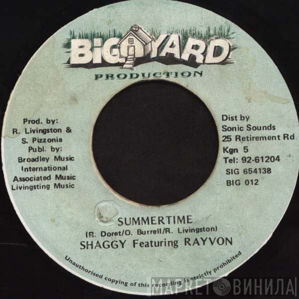 Shaggy Featuring Rayvon  - Summertime