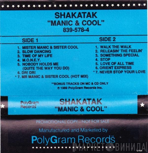 Shakatak  - Manic & Cool