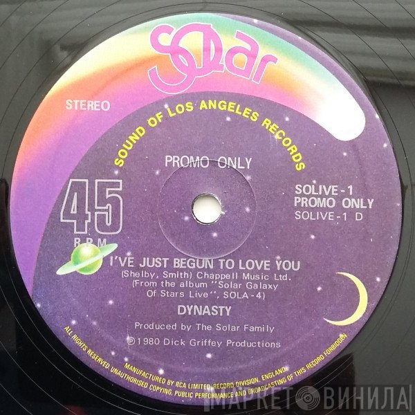 Shalamar, Dynasty - I've Just Begun To Love You / I Owe You One