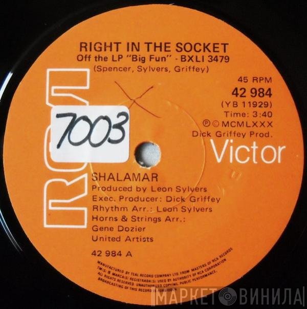 Shalamar  - Right In The Socket / Girl