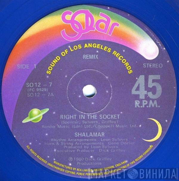 Shalamar - Right In The Socket (Remix) / The Second Time Around