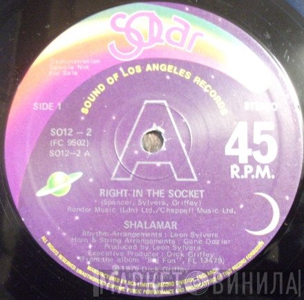 Shalamar  - Right In The Socket