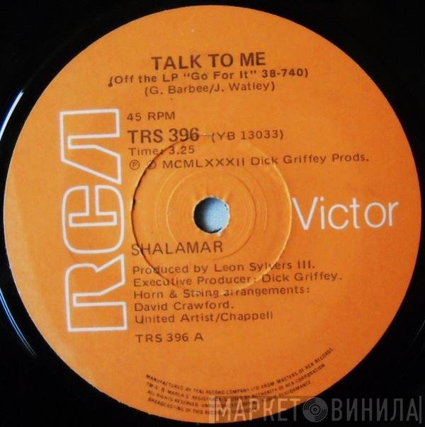 Shalamar  - Talk To Me