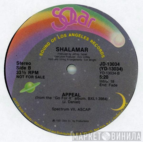 Shalamar  - Talk To Me