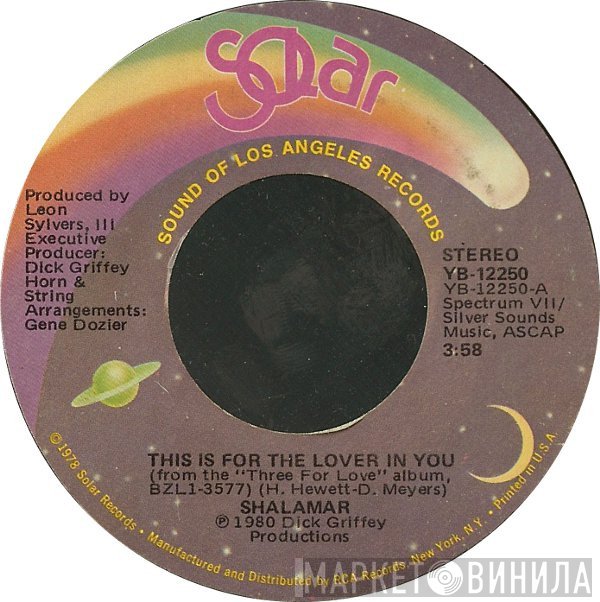 Shalamar  - This Is For The Lover In You