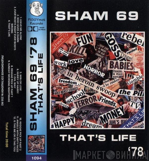 Sham 69  - That's Life