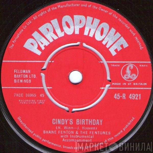 Shane Fenton &amp; The Fentones - Cindy's Birthday