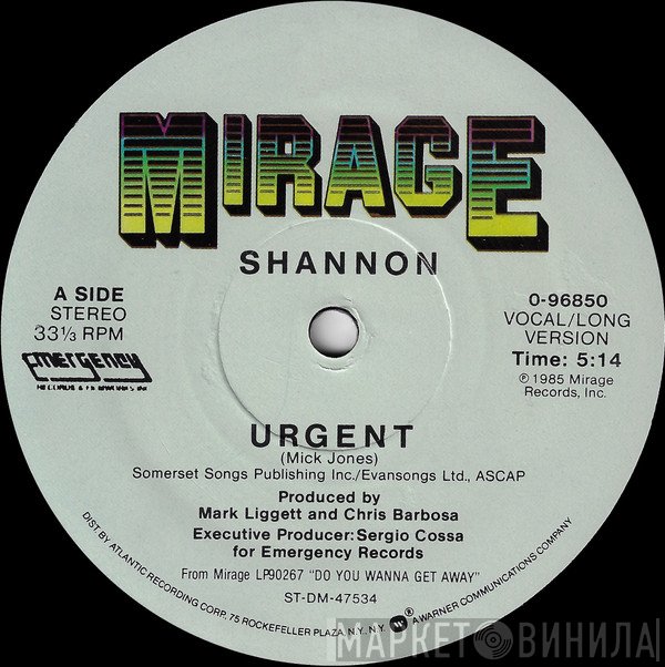 Shannon  - Urgent