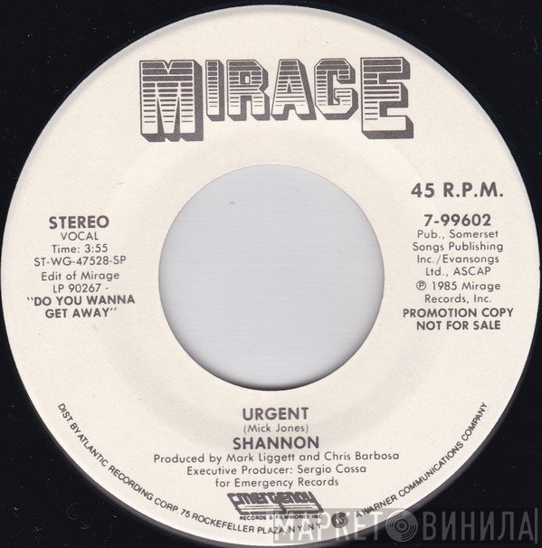 Shannon  - Urgent