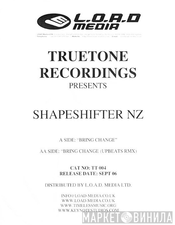 Shapeshifter  - Bring Change