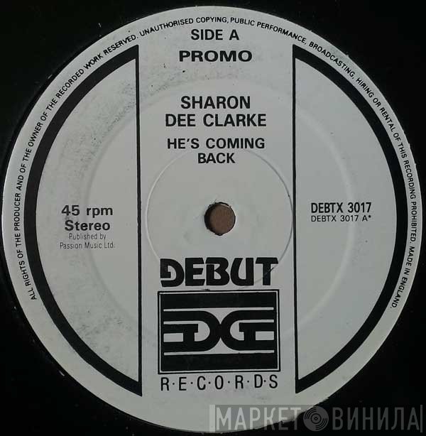 Sharon Dee Clarke - He's Coming Back