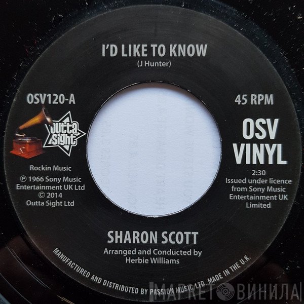 Sharon Scott  - I'd Like To Know / I'm Not Afraid