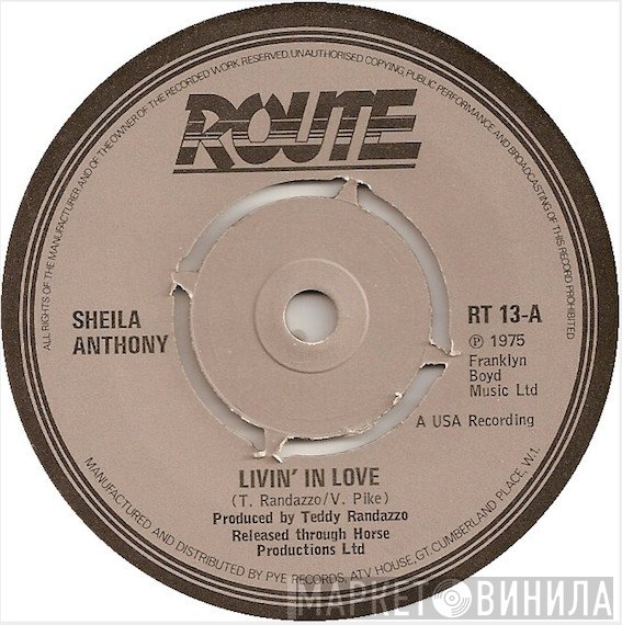 Sheila Anthony - Livin' In Love