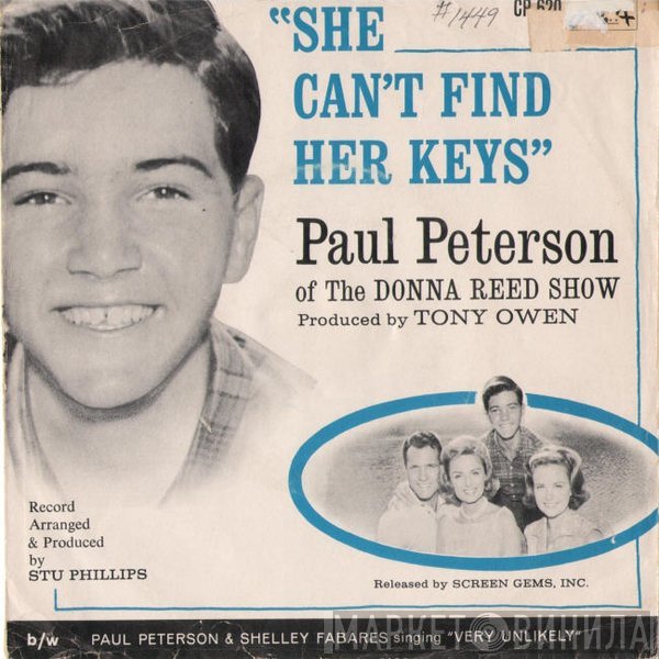 Shelley Fabares, Paul Petersen - She Can't Find Her Keys / Very Unlikely