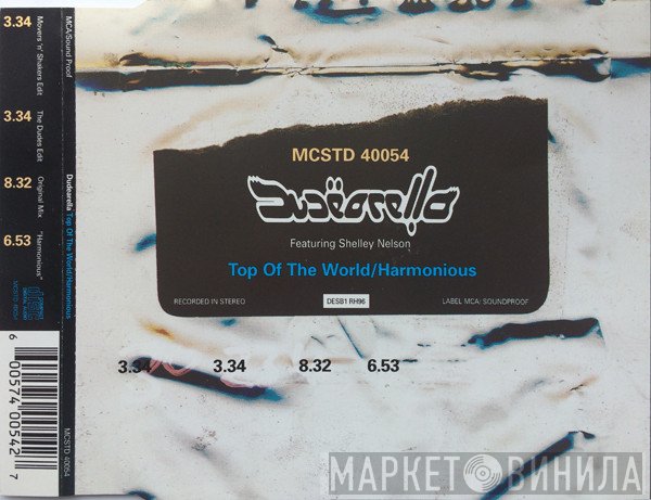 Shelley Nelson, Dudearella - Top Of The World / Harmonious