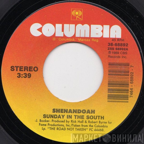 Shenandoah  - Sunday In The South