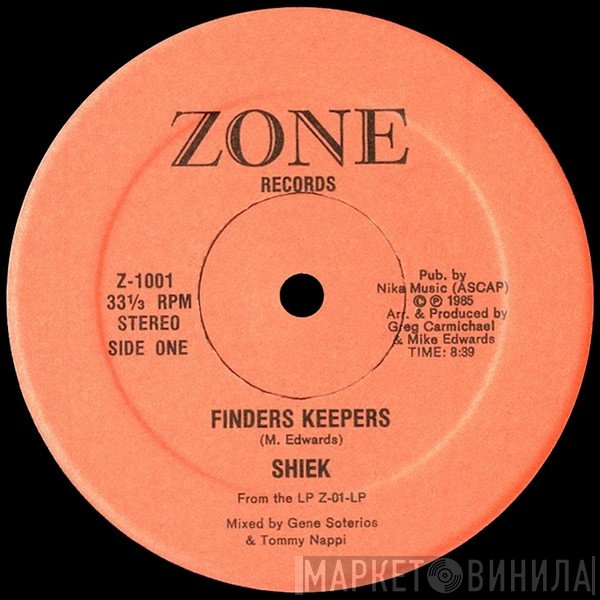 Shiek - Finders Keepers