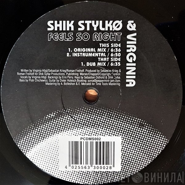 Shik Stylkø, Virginia  - Feels So Right