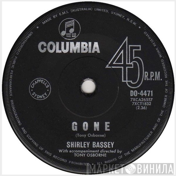 Shirley Bassey  - Gone