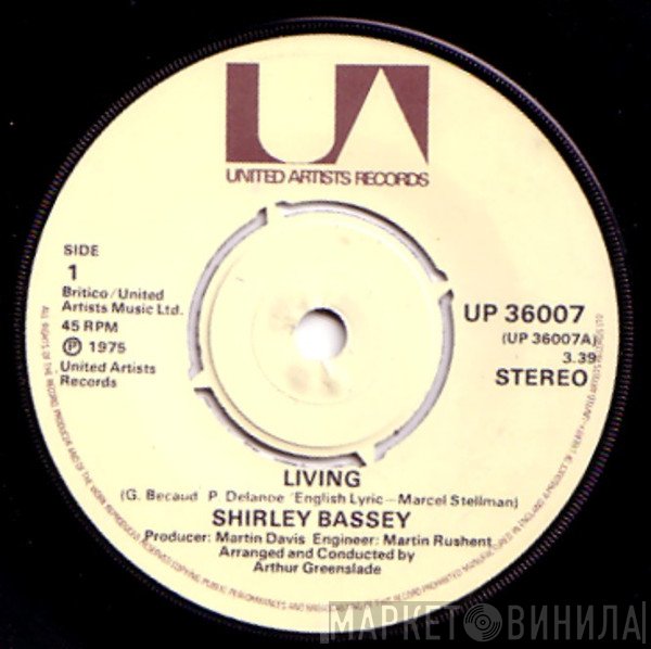 Shirley Bassey - Living  / Everything That Touches You