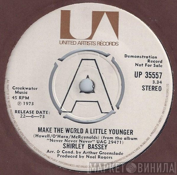 Shirley Bassey - Make The World A Little Younger
