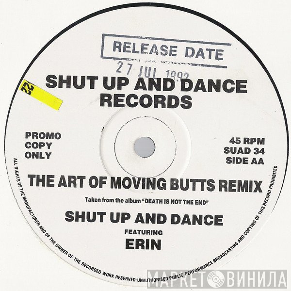 Shut Up &amp; Dance, Erin Lordan - The Art Of Moving Butts Remix