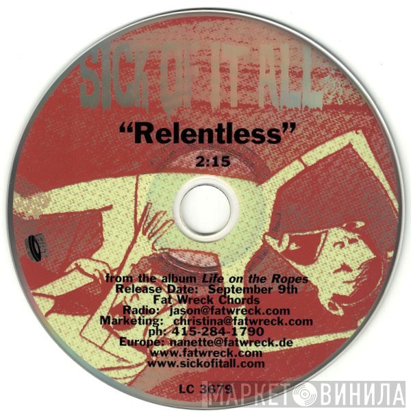 Sick Of It All  - Relentless