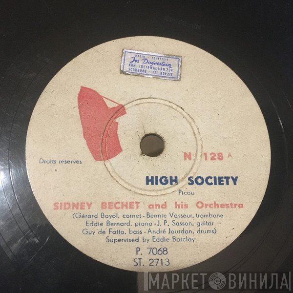 Sidney Bechet And His Orchestra  - High Society / Honeysuckle Rose