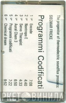 Siegmar Fricke  - Programmi Codificati