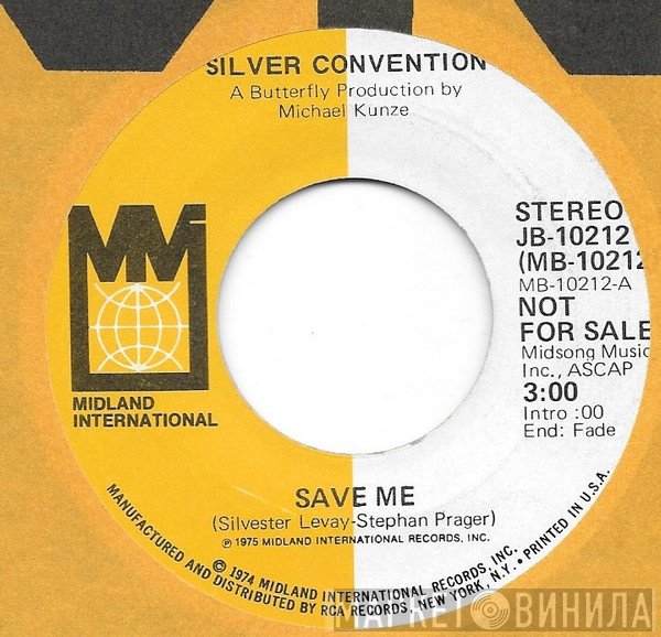 Silver Convention  - Save Me