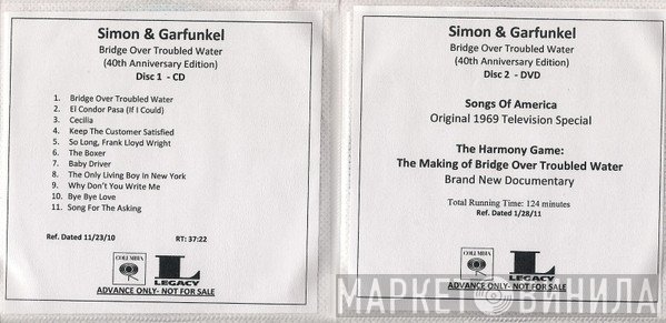 Simon & Garfunkel  - Bridge Over Troubled Water