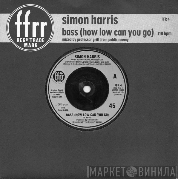 Simon Harris - Bass (How Low Can You Go)