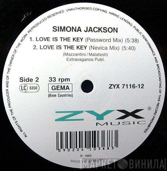 Simone Jay - Love Is The Key