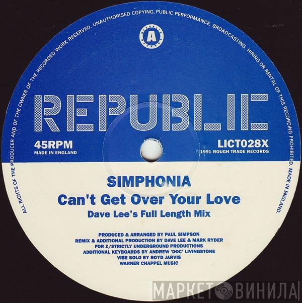 Simphonia - Can't Get Over Your Love