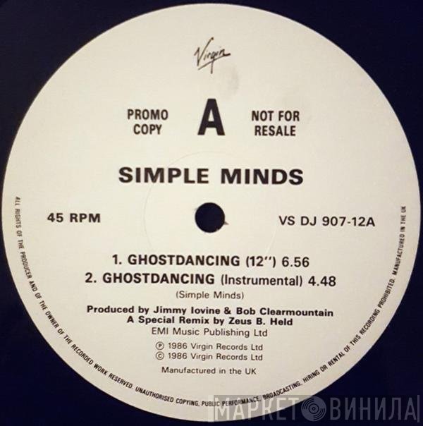 Simple Minds - Ghostdancing / Jungleland