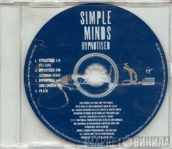 Simple Minds  - Hypnotised