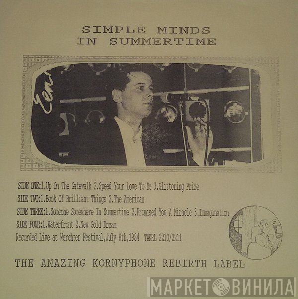 Simple Minds  - In Summertime
