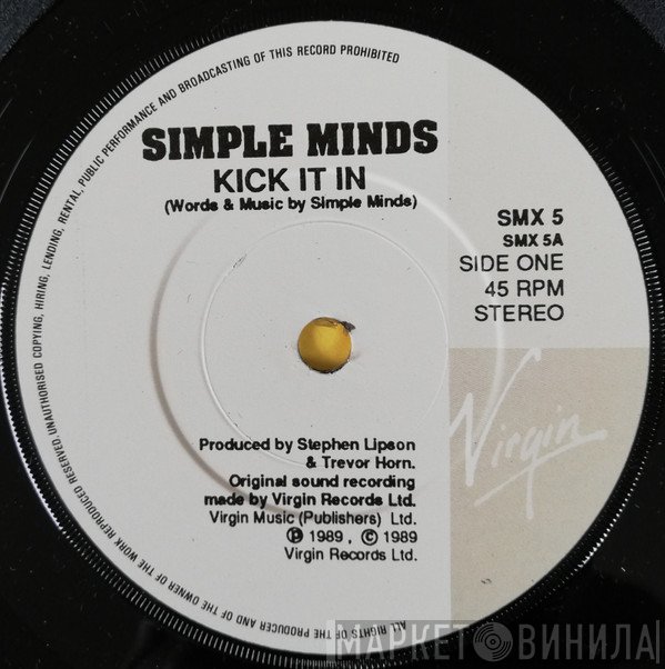 Simple Minds  - Kick It In