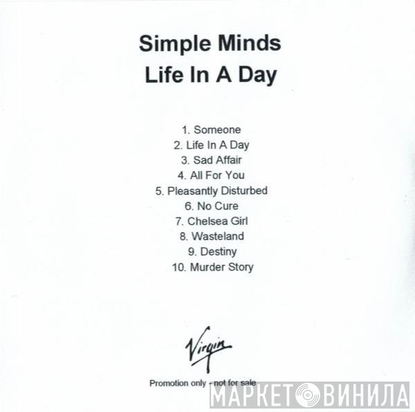 Simple Minds  - Life In A Day
