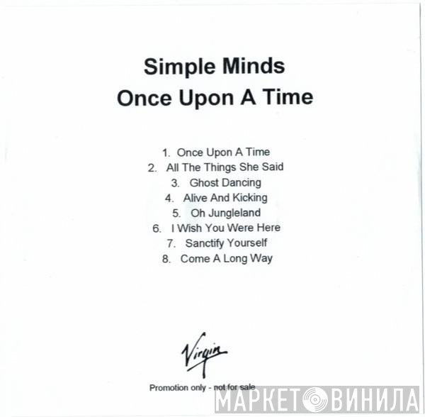 Simple Minds  - Once Upon A Time