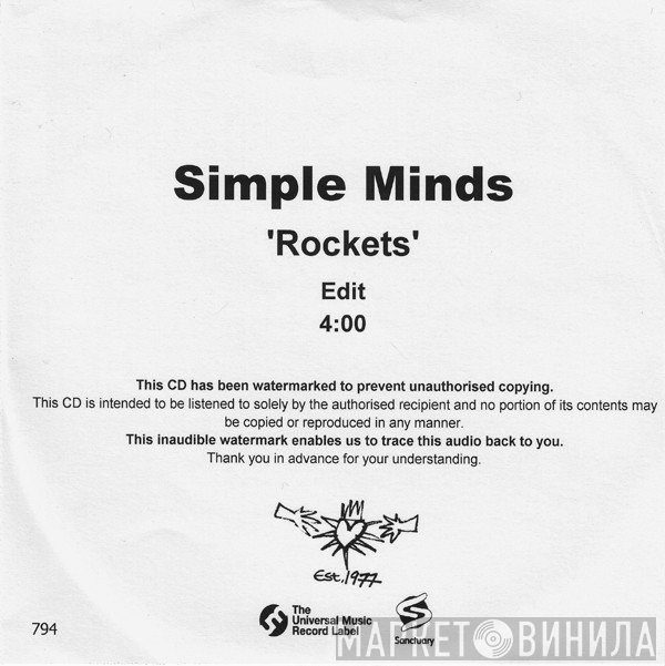 Simple Minds  - Rockets