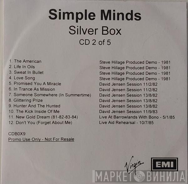 Simple Minds  - Silver Box