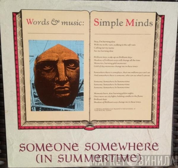 Simple Minds  - Someone Somewhere (In Summertime)