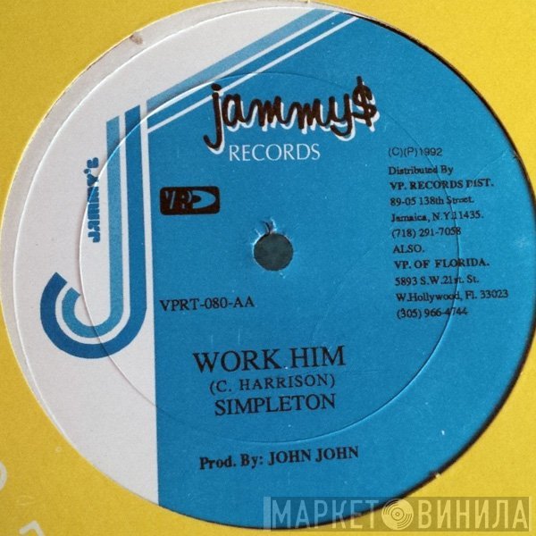 Simpleton  - Sign / Work Him
