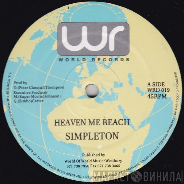 Simpleton - Heaven Me Reach