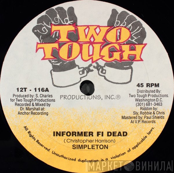 Simpleton  - Informer Fi Dead
