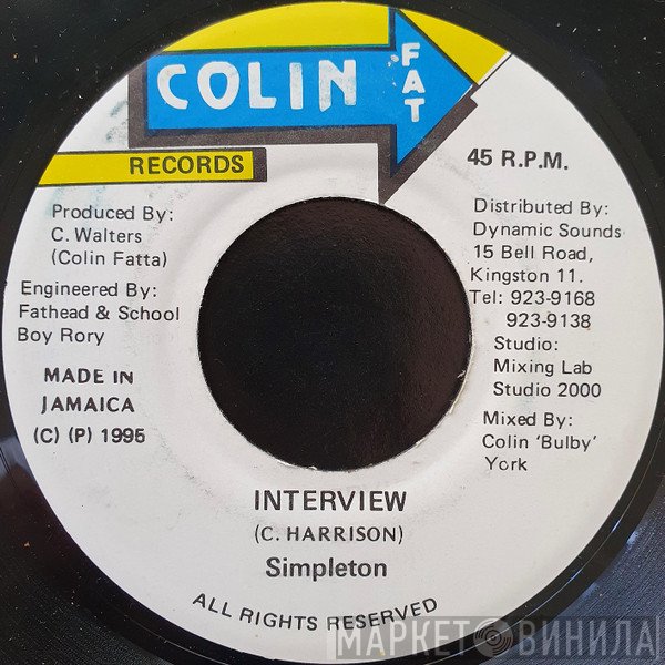 Simpleton  - Interview