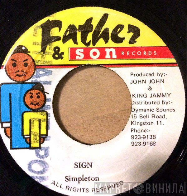 Simpleton  - Sign